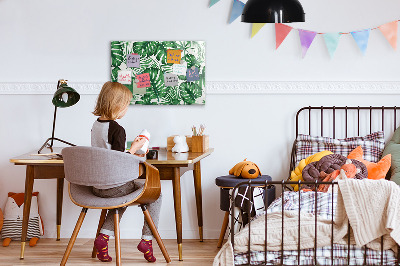 Magnettafel mit Marker Monstera geht