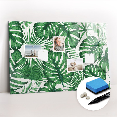 Magnettafel mit Marker Monstera geht