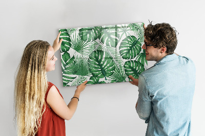 Magnettafel mit Marker Monstera geht