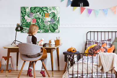 Magnettafel mit Marker Monstera geht