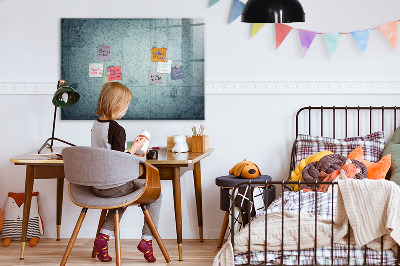 Beschreibbare magnettafel Vintage-Karte