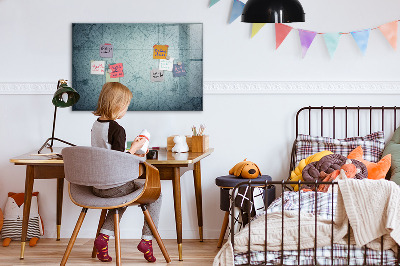 Beschreibbare magnettafel Vintage-Karte