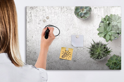 Beschreibbare magnettafel Zierpflanzen