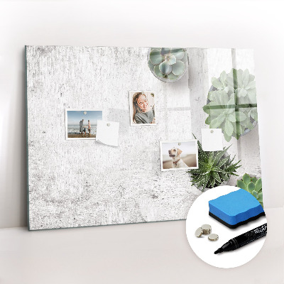Beschreibbare magnettafel Zierpflanzen
