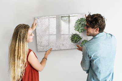 Beschreibbare magnettafel Zierpflanzen