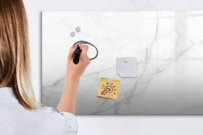Beschreibbare magnettafel küche Dekorativer Marmor