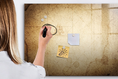 Beschreibbare magnettafel küche Alte Weltkarte