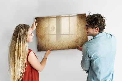 Beschreibbare magnettafel küche Alte Weltkarte