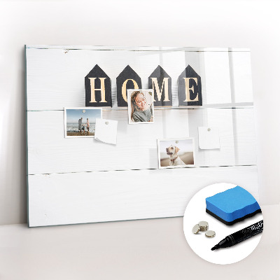 Beschreibbare magnettafel Hausinschrift