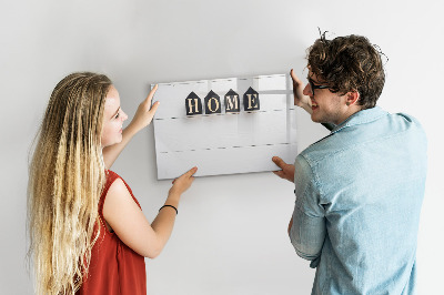 Magnetisches Zeichenbrett Hausinschrift