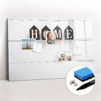 Magnetisches Zeichenbrett Hausinschrift