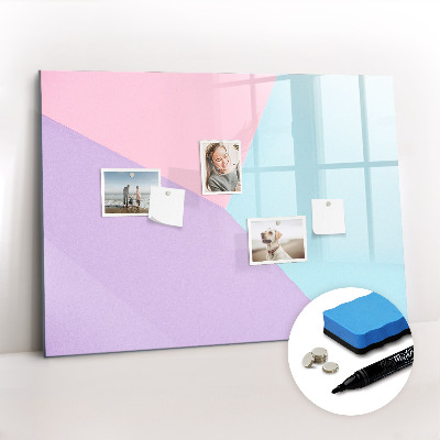 Beschreibbare magnettafel küche Pastellmuster