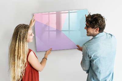 Beschreibbare magnettafel küche Pastellmuster