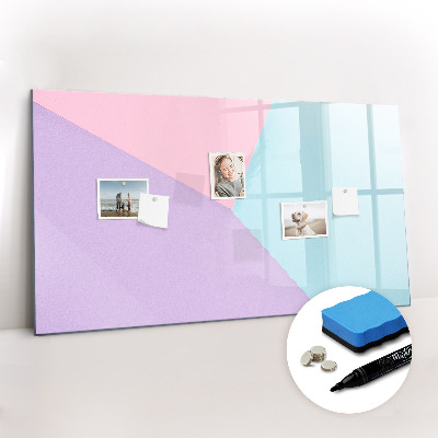 Beschreibbare magnettafel küche Pastellmuster