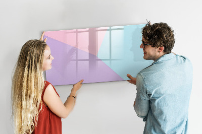 Beschreibbare magnettafel küche Pastellmuster