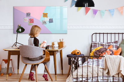 Beschreibbare magnettafel küche Pastellmuster