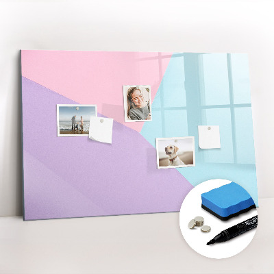 Beschreibbare magnettafel küche Pastellmuster