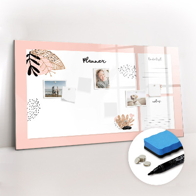Beschreibbare magnettafel Planer-Notizbuch