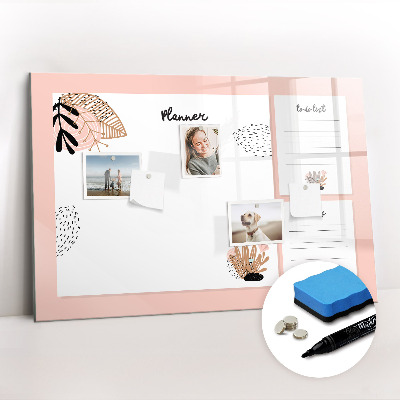 Beschreibbare magnettafel Planer-Notizbuch