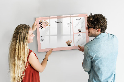 Beschreibbare magnettafel Planer-Notizbuch