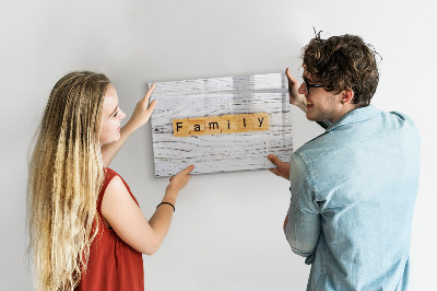 Beschreibbare magnettafel küche Familie