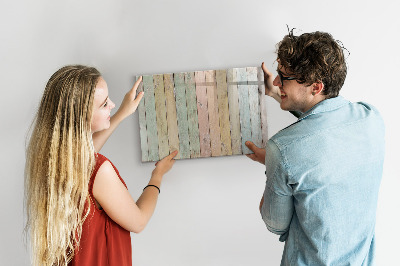 Magnettafel mit Marker Bunte Tafeln