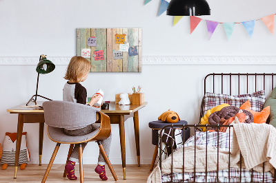 Magnettafel mit Marker Bunte Tafeln