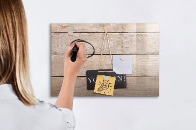 Beschreibbare magnettafel küche Inschrift, das schaffst du!
