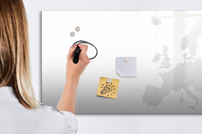 Beschreibbare magnettafel küche Europakarte