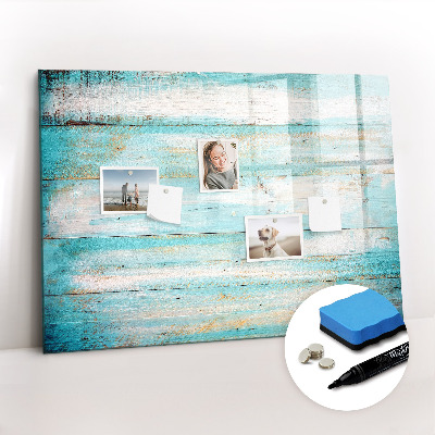 Beschreibbare magnettafel Blaue Tafeln