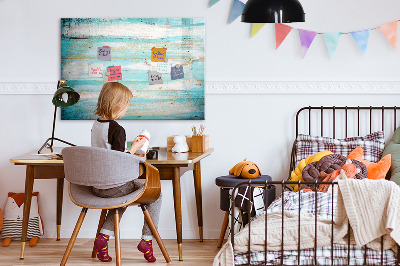 Beschreibbare magnettafel Blaue Tafeln