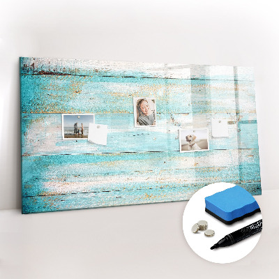 Beschreibbare magnettafel Blaue Tafeln