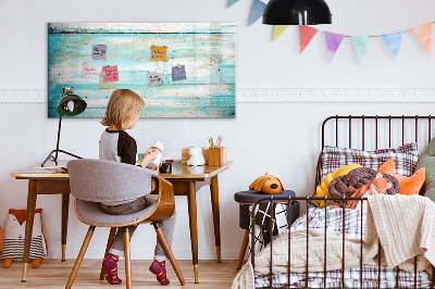 Beschreibbare magnettafel Blaue Tafeln
