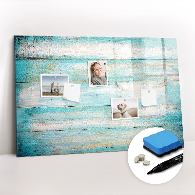 Beschreibbare magnettafel Blaue Tafeln