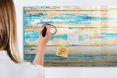Beschreibbare magnettafel küche Zerkratztes Holz