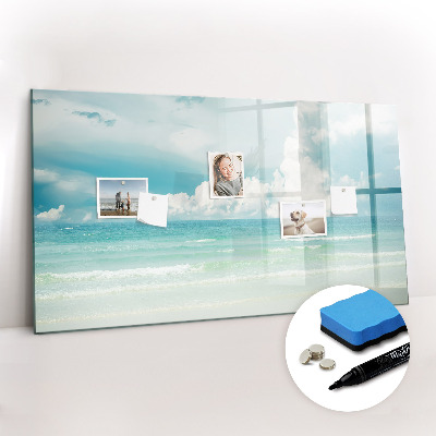 Beschreibbare magnettafel Meereslandschaft