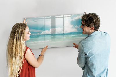 Beschreibbare magnettafel Meereslandschaft