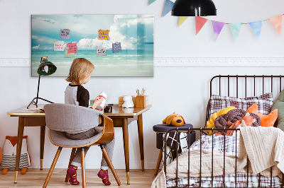 Beschreibbare magnettafel Meereslandschaft