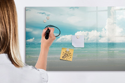 Beschreibbare magnettafel Meereslandschaft