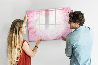 Beschreibbare magnettafel küche Abstrakte Rosen