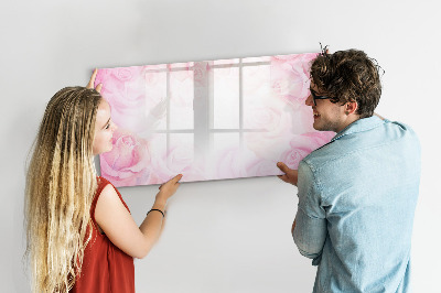 Beschreibbare magnettafel küche Abstrakte Rosen