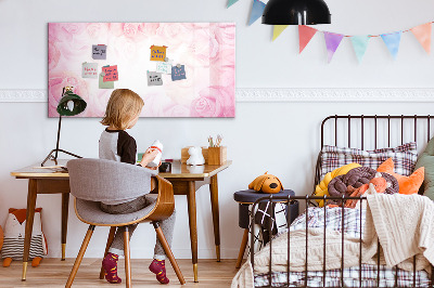 Beschreibbare magnettafel küche Abstrakte Rosen