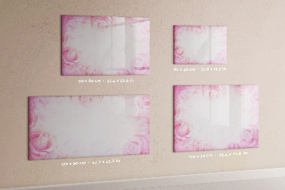 Beschreibbare magnettafel küche Abstrakte Rosen