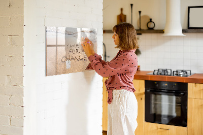 Magnettafel mit Marker Strandzitat