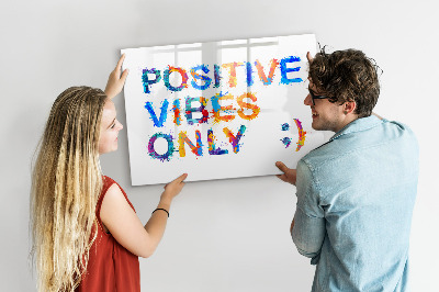 Beschreibbare magnettafel küche Positives Zitat