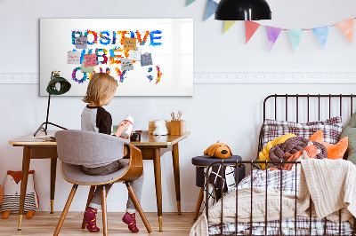 Beschreibbare magnettafel küche Positives Zitat