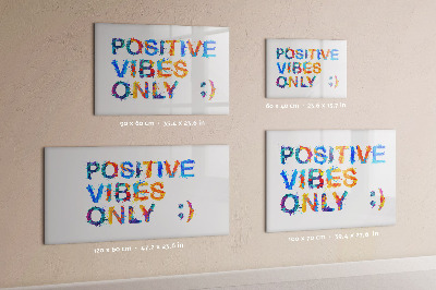 Beschreibbare magnettafel küche Positives Zitat