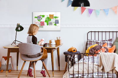 Magnettafel mit Marker Grüne Graskarte