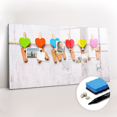 Beschreibbare magnettafel Familieninschrift