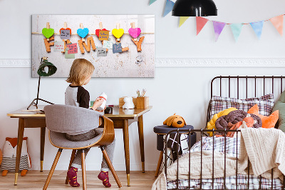 Beschreibbare magnettafel Familieninschrift